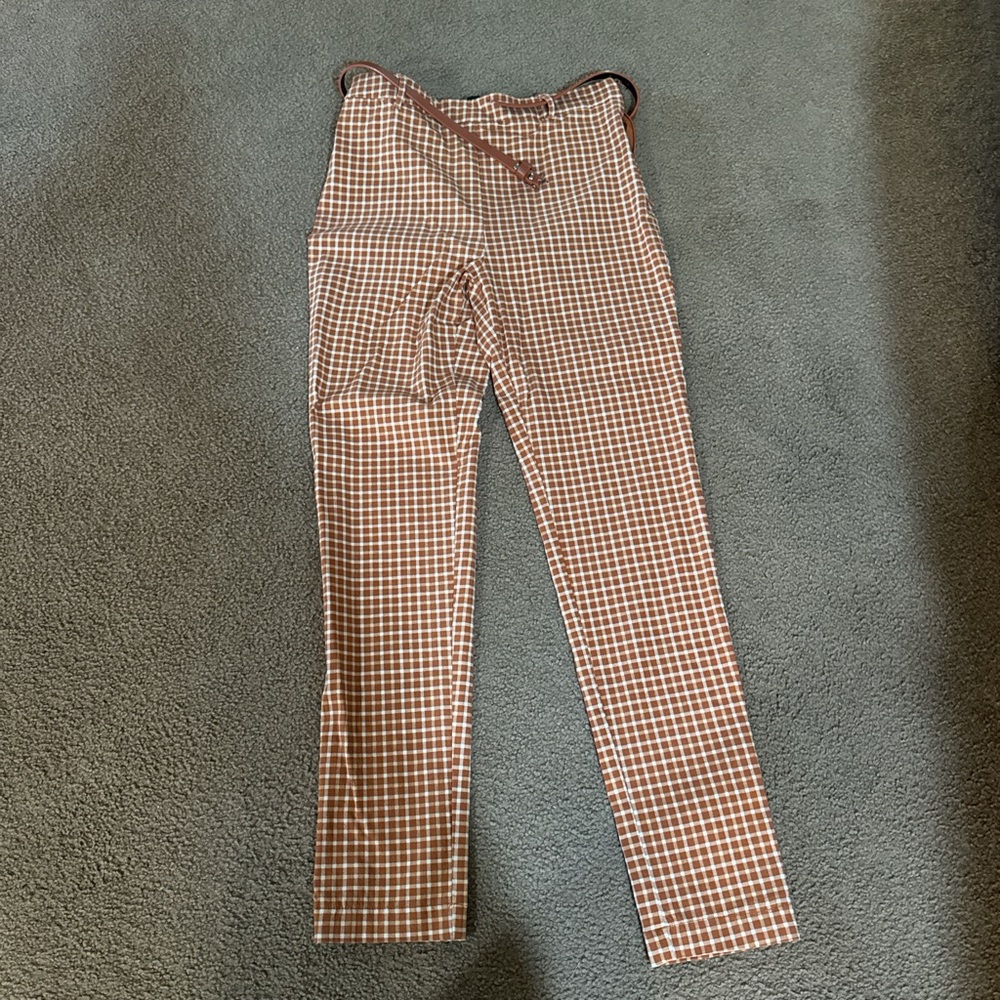 Checkered trousers